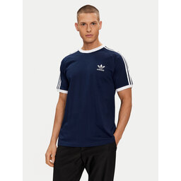 adidas adidas Marškinėliai Adicolor Classics 3-Stripes T-Shirt IA4850 Mėlyna Slim Fit