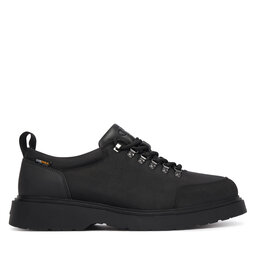 Calvin Klein Halbschuhe Calvin Klein Combat Hiking Shoe Mix Mat Wl HM0HM02248 Schwarz