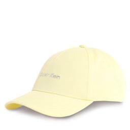 Calvin Klein Шапка с козирка Calvin Klein Ck Must Tpu Logo Cap K60K610525 Жълт