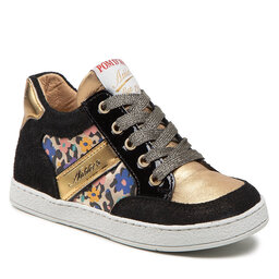 Pom d'Api Sneakersy Pom d'Api Print Animal Fl N1SECR0406 S Noir/Dore/Multi