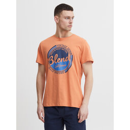 Blend Blend Majica 20715308 Oranžna Regular Fit