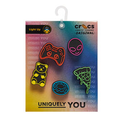 Crocs Accesorii pentru pantofi Crocs Jibbitz Led Dude Bro 5 Pack 10012944 Colorat