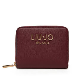 Liu Jo Cartera grande para mujer Liu Jo Ecs M Zip Around AF5156 E0058 Guinda/burdeos