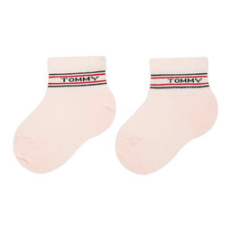

Набір 3 пар високих дитячих шкарпеток Tommy Hilfiger 701222674 Pink/Tommy Original 0003, Рожевий