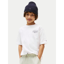 Tommy Hilfiger Tommy Hilfiger T-Shirt Varsity Graphic KB0KB09720 Weiß Regular Fit
