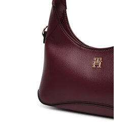 Tommy Hilfiger Handtasche Tommy Hilfiger Th Everyday Mini Hobo AW0AW19185 Dunkelrot