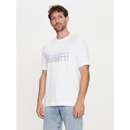 Bugatti Bugatti Camiseta 8350 55042A Blanco Modern Fit
