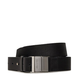 Calvin Klein Pánský pásek Calvin Klein Iconic Plaque K50K510954 Černá