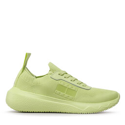 

Снікерcи Tommy Jeans Flexi Contrast Brand EN0EN02139 Light Citrus MSA, Зелений