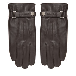 Calvin Klein Guantes de hombre Calvin Klein Logo Strap LV04D8035G Marrón
