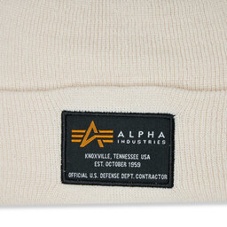 

Шапкa Alpha Industries Crew Beanie 128924 Jet Stream White 578, Білий