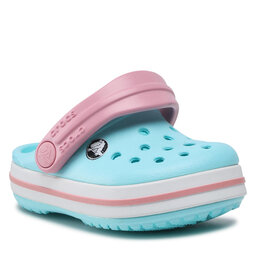 Crocs Šlepetės Crocs Crocband Clog T 207005 Ice Blue/White