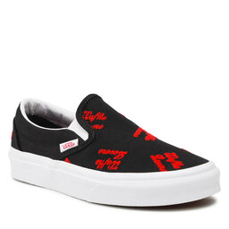 Vans Sneakers aus Stoff Vans Classic Slip-On VN000XG8B0M1 (Waffle Lovers) Black/Tru
