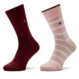 Tommy Hilfiger 2er-Set hohe Kindersocken Tommy Hilfiger 701229939 Rosa