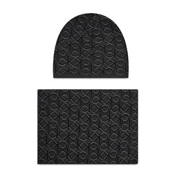 Calvin Klein Kepurės ir šaliko komplektas Calvin Klein Shadow Monogram Beanie+Scarf K50K507498 01C