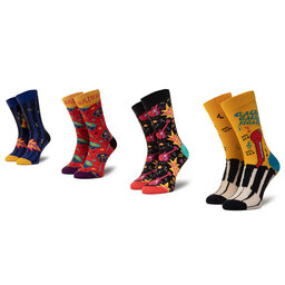 

Набір з 4 пар високих шкарпеток unisex Happy Socks XQUE09-0100 Кольоровий