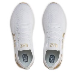 

Снікерcи EA7 Emporio Armani X8X095 XK240 R579 White+Gold, Білий