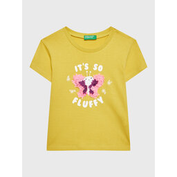 United Colors Of Benetton United Colors Of Benetton Футболка 3096G107O Жовтий Regular Fit