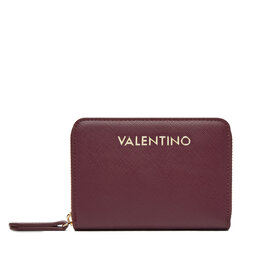 Valentino Голям дамски портфейл Valentino Zero Pre VPS7B3137 Бордо