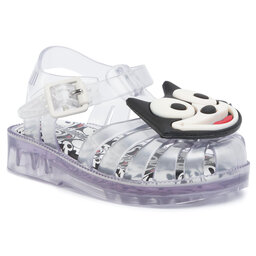 Melissa Sandały Melissa Mini Melissa Possession + Gato 32675 Clear/White/Black 53617