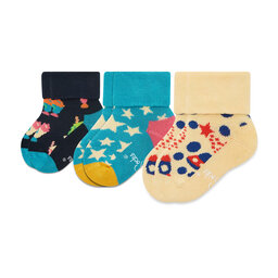 Happy Socks Σετ ψηλές κάλτσες παιδικές 4 τεμαχίων Happy Socks XKFNT08-6500 Kolorowy