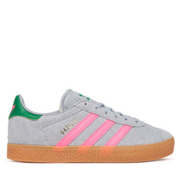 adidas gazelle silver green womens Adidas Gazelle - Clear Sky / Orange | Retro Sneaker main image 1