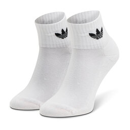 

Набір з 3 пар низьких шкарпеток unisex adidas Mid-Cut Crew FT8529 White, Білий