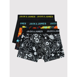 Jack&Jones Junior Jack&Jones Junior Σετ μποξεράκια 3 τμχ Sugar 12189220 Μαύρο