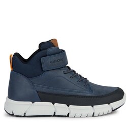 Geox Kozačky Geox J Flexyper Boy J369BA 0CLFU C4002 M Tmavomodrá