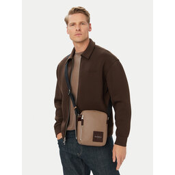 Calvin Klein Umhängetasche Calvin Klein Bold Pebble Ssnl Simple Reporter LV04D3624G Beige