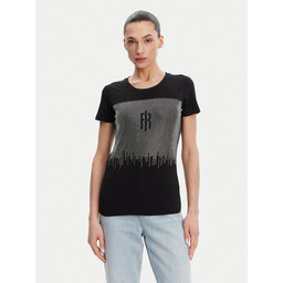 Fracomina Fracomina Marškinėliai FP25ST3002J449N4 Juoda Regular Fit