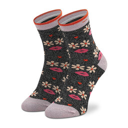 Cabaïa Calcetines altos para mujer Cabaïa Melanie & Arsene SOKFW2122 Negro