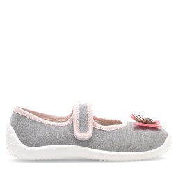 

Тапочки Nelli Blu Balerinki motyl III Сірий