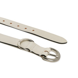 

Жіночий ремінь Calvin Klein Jeans Classic Hardware Loop Belt 30mm K60K610361 Ivory YBI, Бежевий