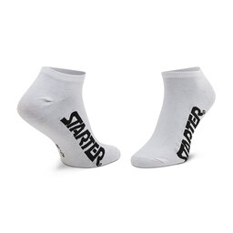 

Набір 3 пар низьких шкарпеток unisex Starter SUS-001 White/Black 300, Білий