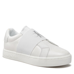 Calvin Klein Jeans Sportcipő Calvin Klein Jeans Classic Cupsole Ribbon Lth YW0YW00776 White/Silver 0LB