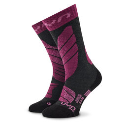 UYN Κάλτσες για σκι UYN S100045 Anthracite Melange/Violet G946