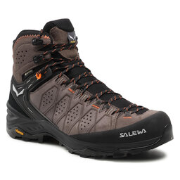 Salewa Chaussures de trekking Salewa Ms Alp Trainer 2 Mid Gtx GORE-TEX 61382-7512 Wallnut/Fluo Orange 7512
