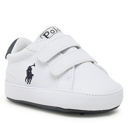 Polo Ralph Lauren Sneakers Polo Ralph Lauren Heritage Court Ii Ez Layette RL100731 White Smooth/Navy w/ Navy PP