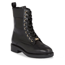 Calvin Klein Schnürstiefeletten Calvin Klein Rubber Sole Combat Boot Lg Wl HW0HW01715 Ck Black BEH