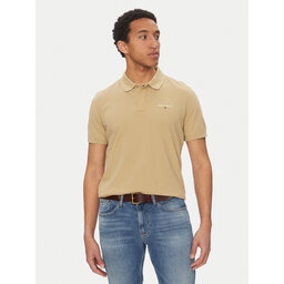 Tommy Jeans Tommy Jeans Polo marškinėliai Linear DM0DM20914 Smėlio Regular Fit