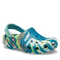 Crocs Natikače Crocs Crocs Classic Marbled Kids Clog 207464 Limeade/Multi 3UF