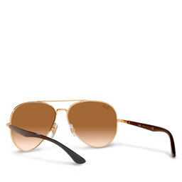 

Сонцезахисні окуляри Ray-Ban 0RB3675 001/51 Arista/Clear Gradient Brown, Золотий