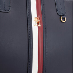 

Сумка Tommy Hilfiger Iconic Tommy Tote Puffy AW0AW15881 Global Stripes 0G0, Голубий
