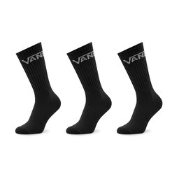 Vans Σετ ψηλές κάλτσες ανδρικές 3 τεμαχίων Vans Classics Crew Yout VN000YBRBLK1 Black