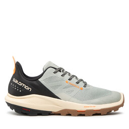 

Трекінгові черевики Salomon Outpulse 415851 27 V0 Wrought Iron/Bleached Sand/Vibrant orange., Зелений