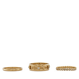 Coach Set di 3 anelli Coach 37506210 Oro