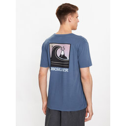 Quiksilver Quiksilver T-shirt Qs Bubble Stamp EQYZT07258 Blu Regular Fit