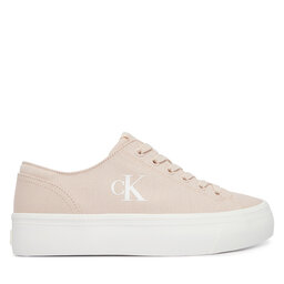 Calvin Klein Jeans Sneakers Calvin Klein Jeans Vulc Flatform Low Canvas Mg YW0YW01763 Rosa