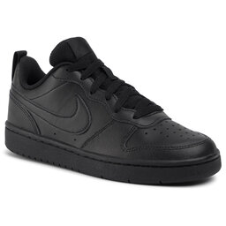 Nike Pantofi Nike Court Borough Low 2 (GS) BQ5448 001 Black/Black/Black